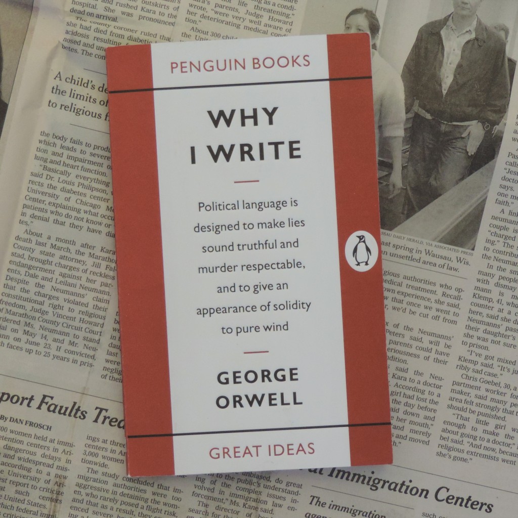 Cover of the book Why I Write by George Orwell